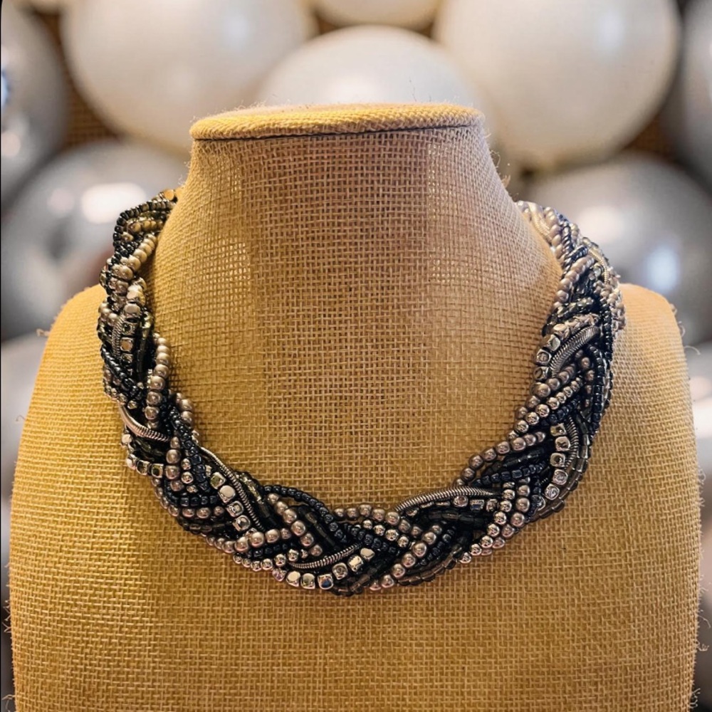 Interwoven Statement Necklace From Premier Design… - image 3
